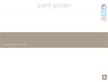 Tablet Screenshot of jeaniegooden.com